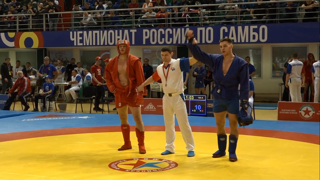 Старооскольцы успешно выступили на чемпионате России по самбо в Казани.